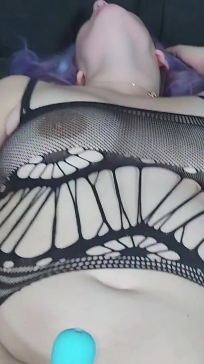 Iconic moment from "Sexy amateur MILF homemade fishnet lingerie sextape with creampie. PART 3 OF 5!"