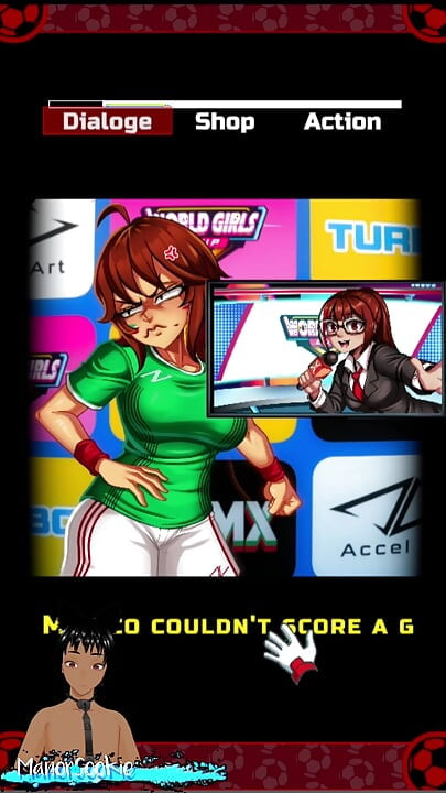 World Cup Girls - Vertical - A FIFA world cup game and Mexico has challenged us and we might get a special blow job!