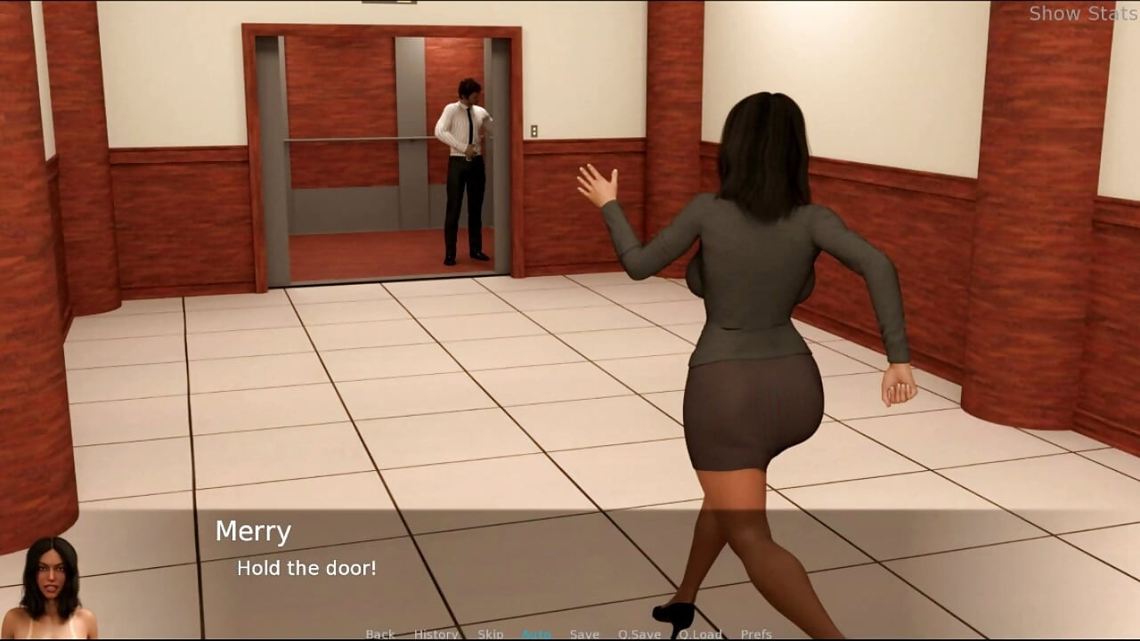 Project hete vrouw #44 - Merry en Ben kwamen vast te zitten in de lift ... Ed keek Vrolijkheid aan terwijl ze ging douchen
