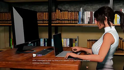 Croft adventures, game parodi hentai ep.5 lara lagi nyari gloryhole ukuran raksasa pria kulit hitam di toilet perpustakaan!