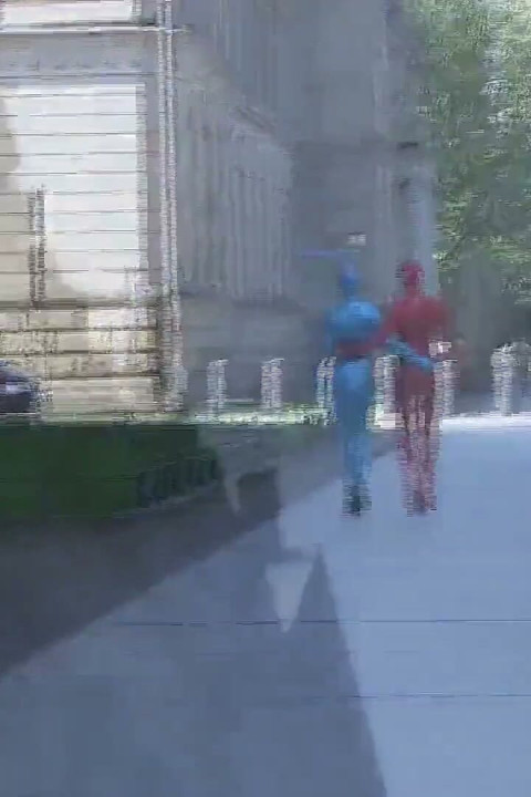 Zentai Models in the City