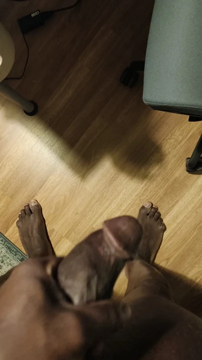 Home tast. Shaking my cock before starting my day. How do you like it
