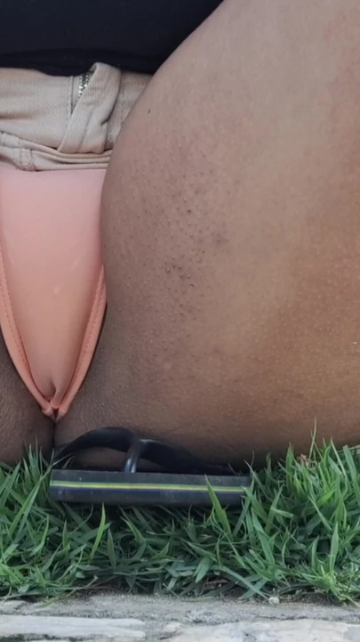 Emotional moment from "Legs open - panties free"