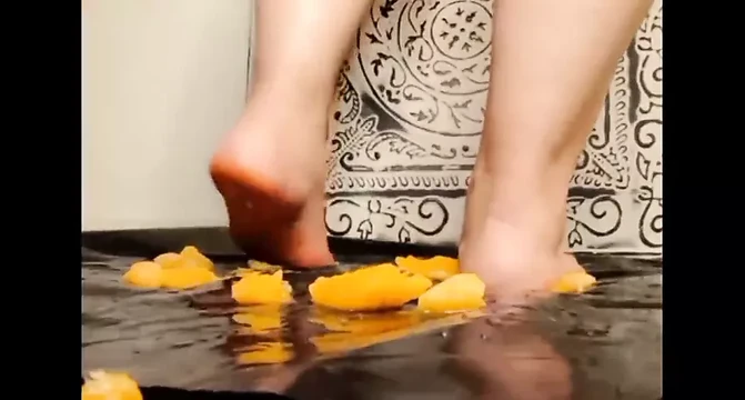 Feet and food fetish