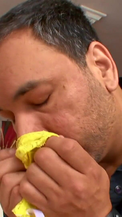 Unforgettable moment from "Young whore wife makes her husband watch her get fucked"