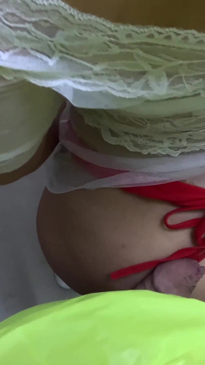Grinding Cock on Ass in Rave Party with Cumshot!