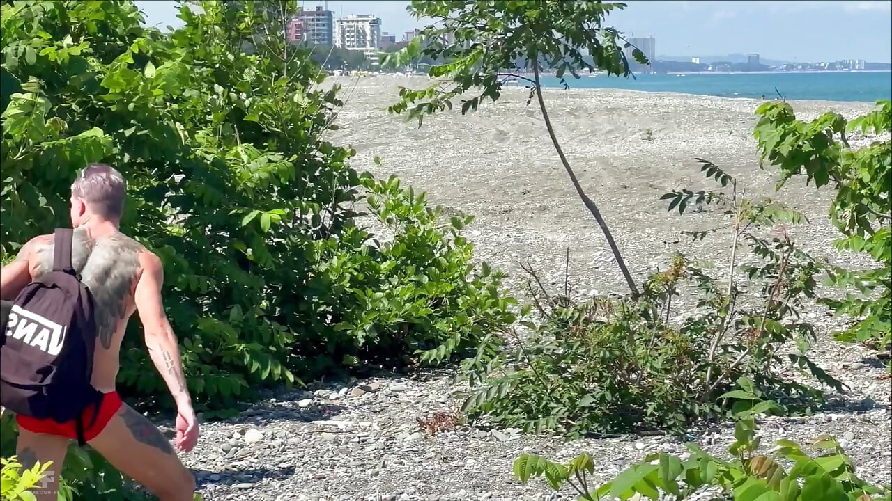 Sex on the beach I brought him to orgasm a few times and took his cum in my mouth.