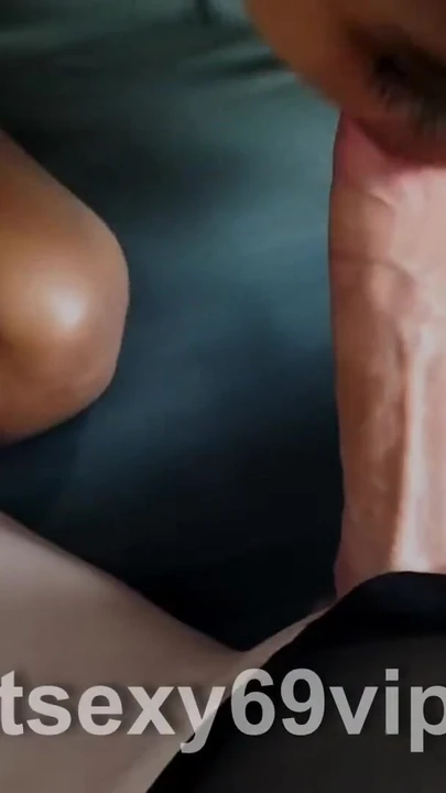 Unforgettable moment from "Petite asian ladyboy with wonderful dark skin sucks big white cock"