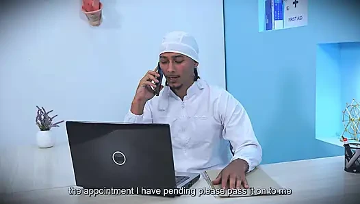 Colombian Stepmom Goes to the Doctor's Office and Offers Her Big Ass to the BBC Doctor