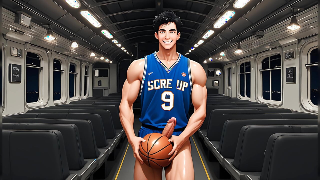 Lustmen Basketball Player Solo Slideshow Anime First-class Cabin Cock Stroking Ai