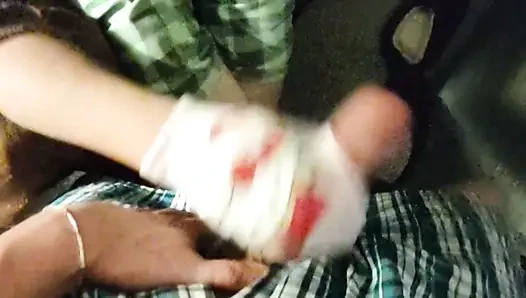 Sexy pink, hallo kitty, sockenjob &socken-handjob