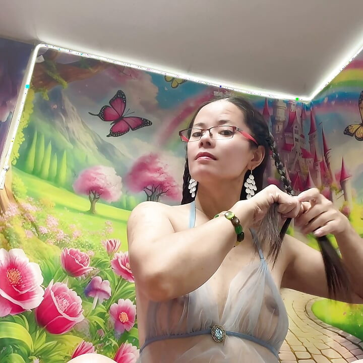 play clit by cucumber horny time