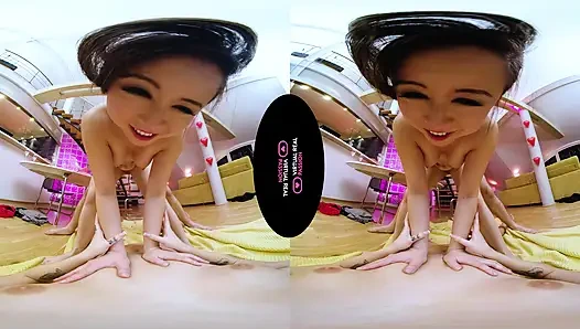 Wir feiern das chinesische neue jahr mit einem wilden dreier - VR