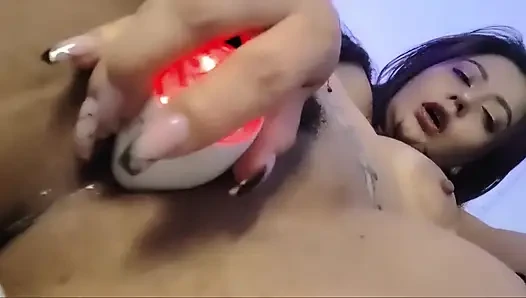 Nasse und sahnige muschi