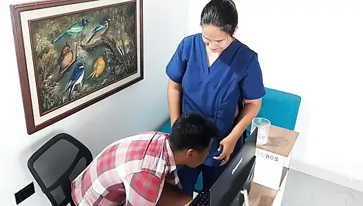 We have sex in the office