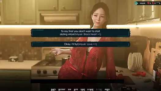 Ibu tiri Jepang goyangin pantat montoknya di dapur