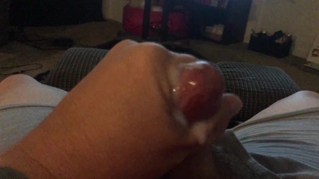 Stroking my cock