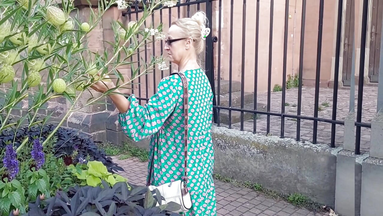 Beautiful Blonde Mature Wife Enjoys Sex in Dress