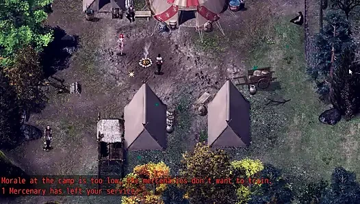 Ein kampf mit sünden, gameplay tia wird im freien und im zelt gefickt