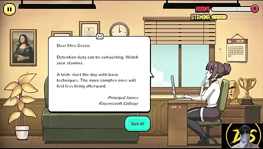 Bu guru nakal ini dientot habis-habisan sama muridnya sendiri! Mata Pelajaran Yang Bermasalah-gameplay!
