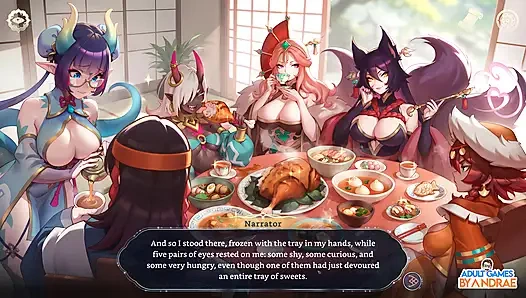 EP9: Tea Ceremony with the Chosen 5 - A Royal Gathering in the Imperial Harem - Harem Fantasy