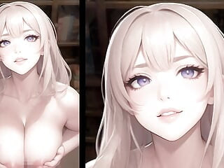 巨乳の美少女がオッパイでオナニーしてくれて、全てAIがやってくれます