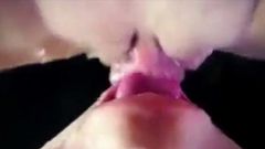 Slave eating Squirt Pussy