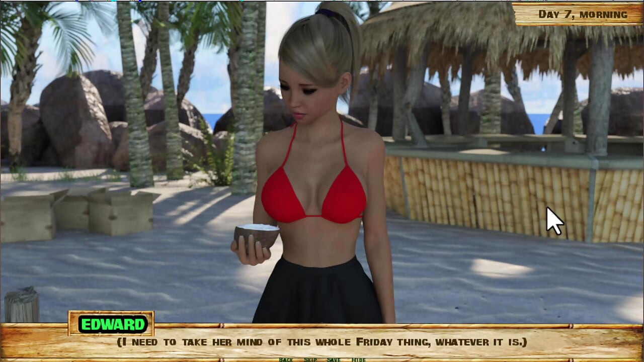 Lewd Island #7 - exploring the beach