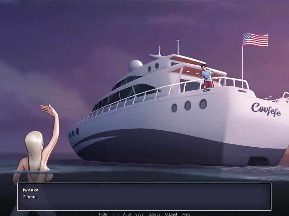 Summertime Saga V0.20.5 - Pt.249 - Swimming Nacked in the Sea