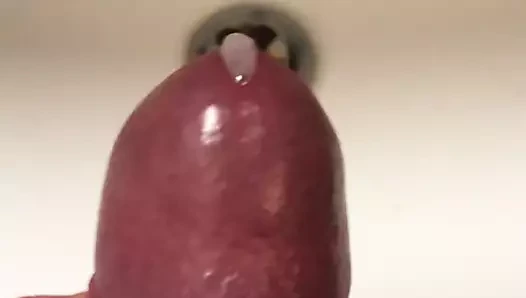 Jerkoff in the bathroom