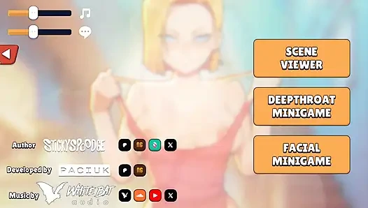 Android 18 gears deep - Android 18'in mükemmel oral seksi