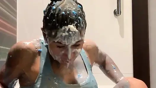 Waktunya orgasme sange dari gym kit gunge