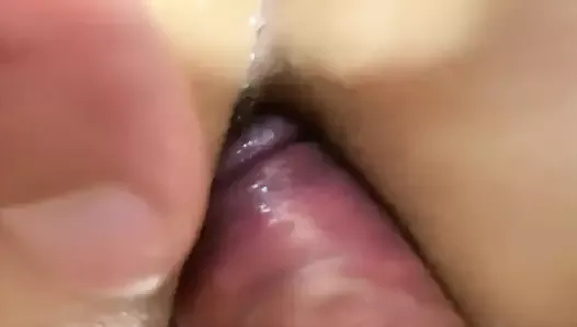 Wrong hole, not there, but only took it out after filling my ass with cum