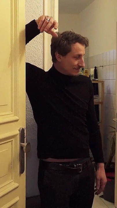 Must-see moment from "German Teen Couple talk postman to Fuck his Girlfriend while he watch"