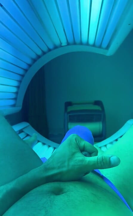 Tanning gets me so hot and horny for cock