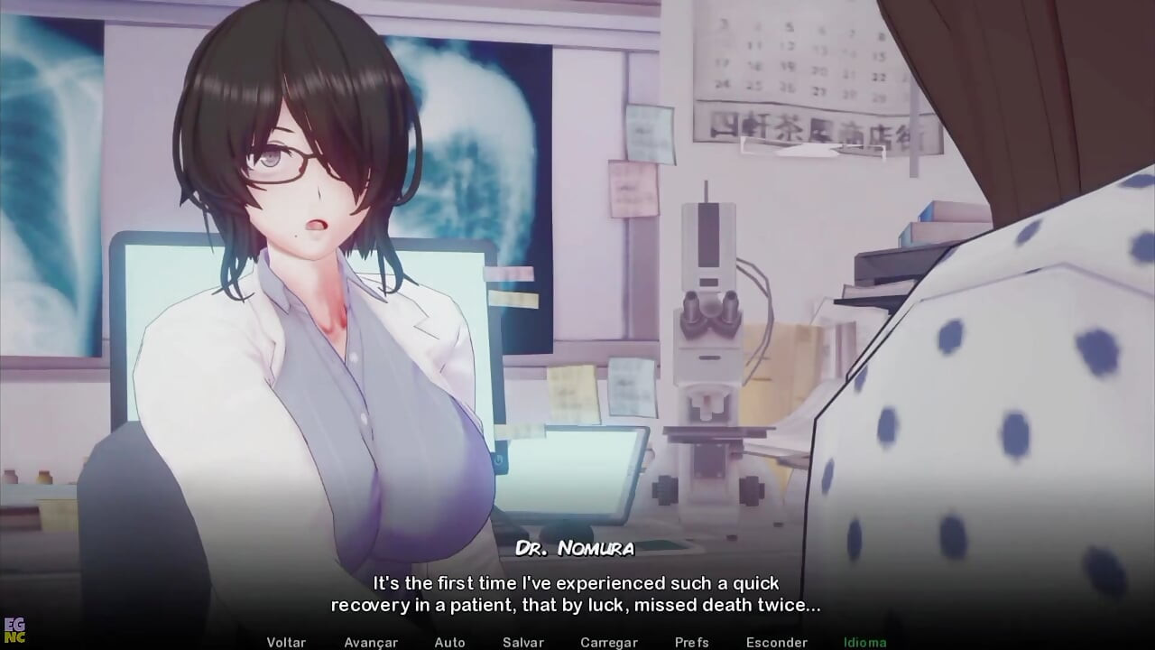 Remake du monde tordu 27 - Une perverse coquine se masturbe à l’hôpital - par Eroticgamesnc