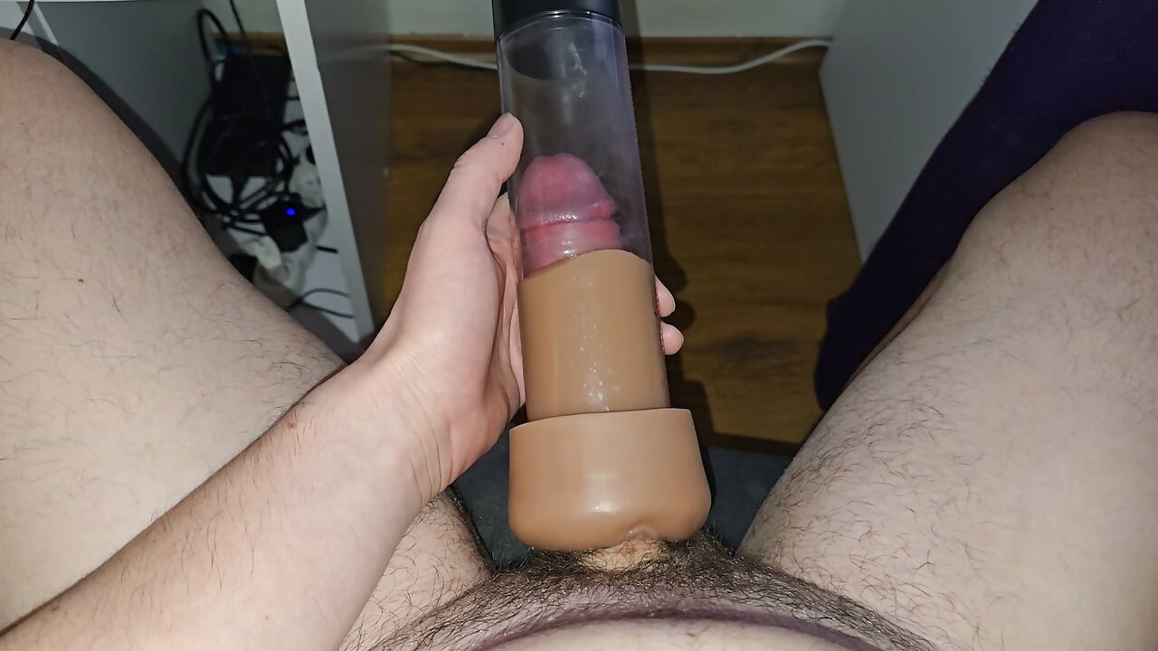 My Dick Vs Vacuum Pump - Watching It Get Bigger