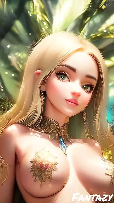 森のファンタジー魔法の妖精の女の子(Aiモデル)