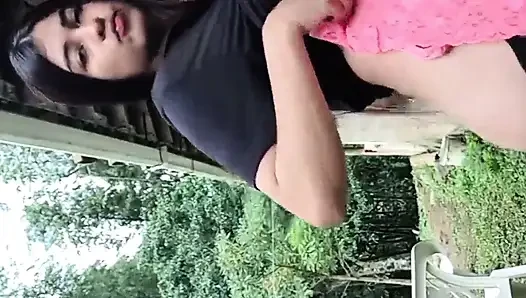 Yulieth Gomez Touches Herself in the Park and Shows Her Pussy and Takes off All Her Clothes