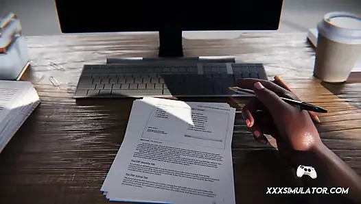 Рабочие дела вдовы - черная версия, анимация геймплея