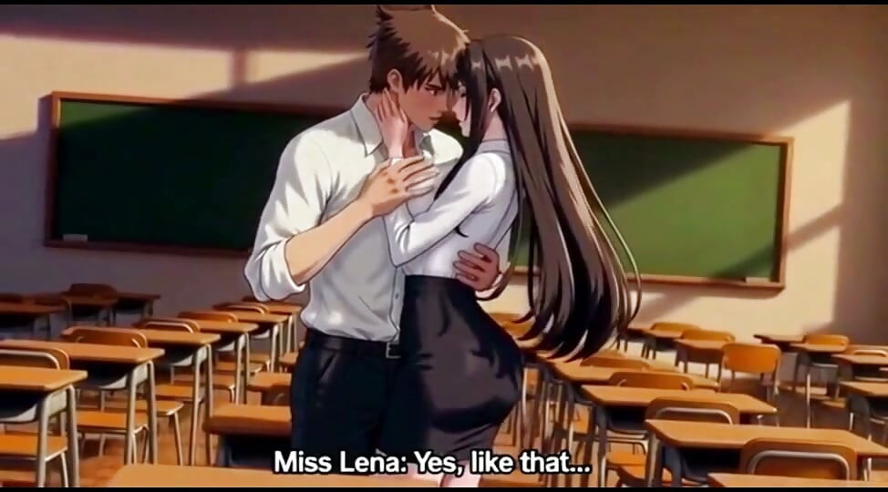irresistible sex desire between a beautiful teacher and her devoted college student