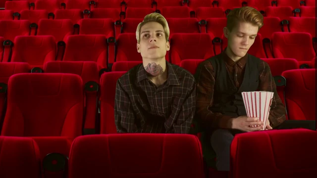 Cinema hall. Group Sex. 3some 2 tops 1 bottom