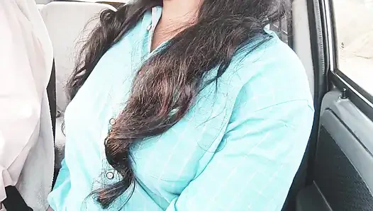 Step Dad and Step Daughter Car Sex Telugu Dirty Talks