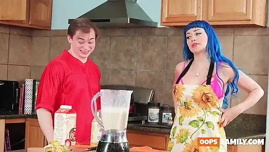 Sipsmart's Stepsister's Secret Stash: The Biggest Deepthroat Blowjob!