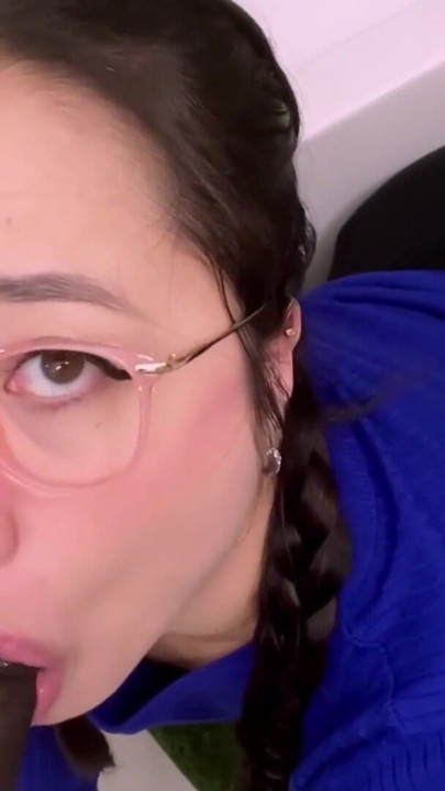 Shy Asian Coworker Cheats on her BF with a BBC -ASMR BJ | Clip 1