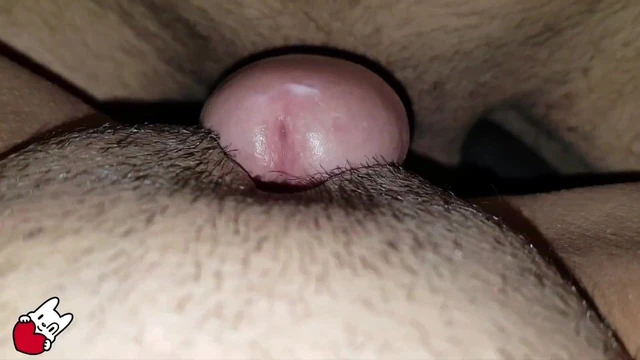 deslizando mi pinga por su rica vagina mojadita y caliente