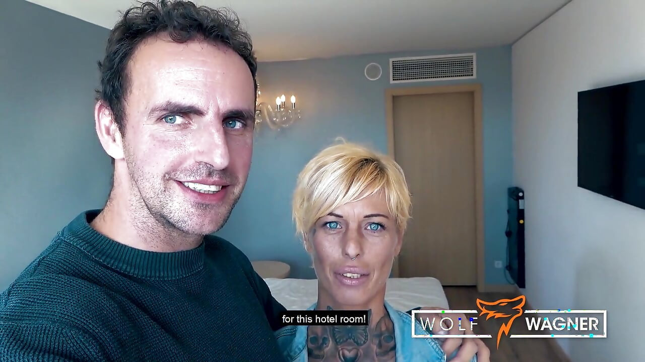 Filthy tattoo MILF Vicky Hundt banged by a giant! Wolf Wagner