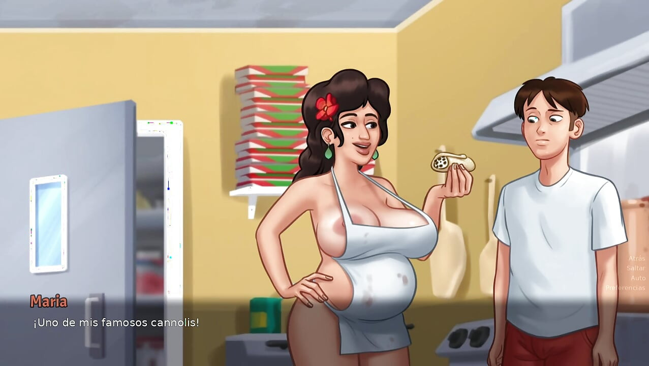 Daondole Hard To My Stepmom In The Kitchen - Summertime Saga