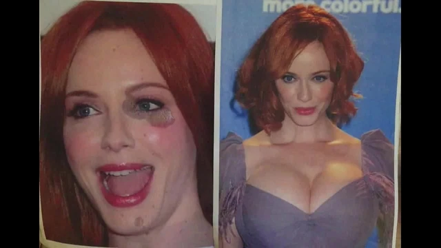 Christina Hendricks cum tribute 12
