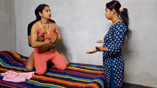 Aku ngentot adik tiriku habis-habisan, ibu tiriku terkejut! Kakak dan adik India xvideos